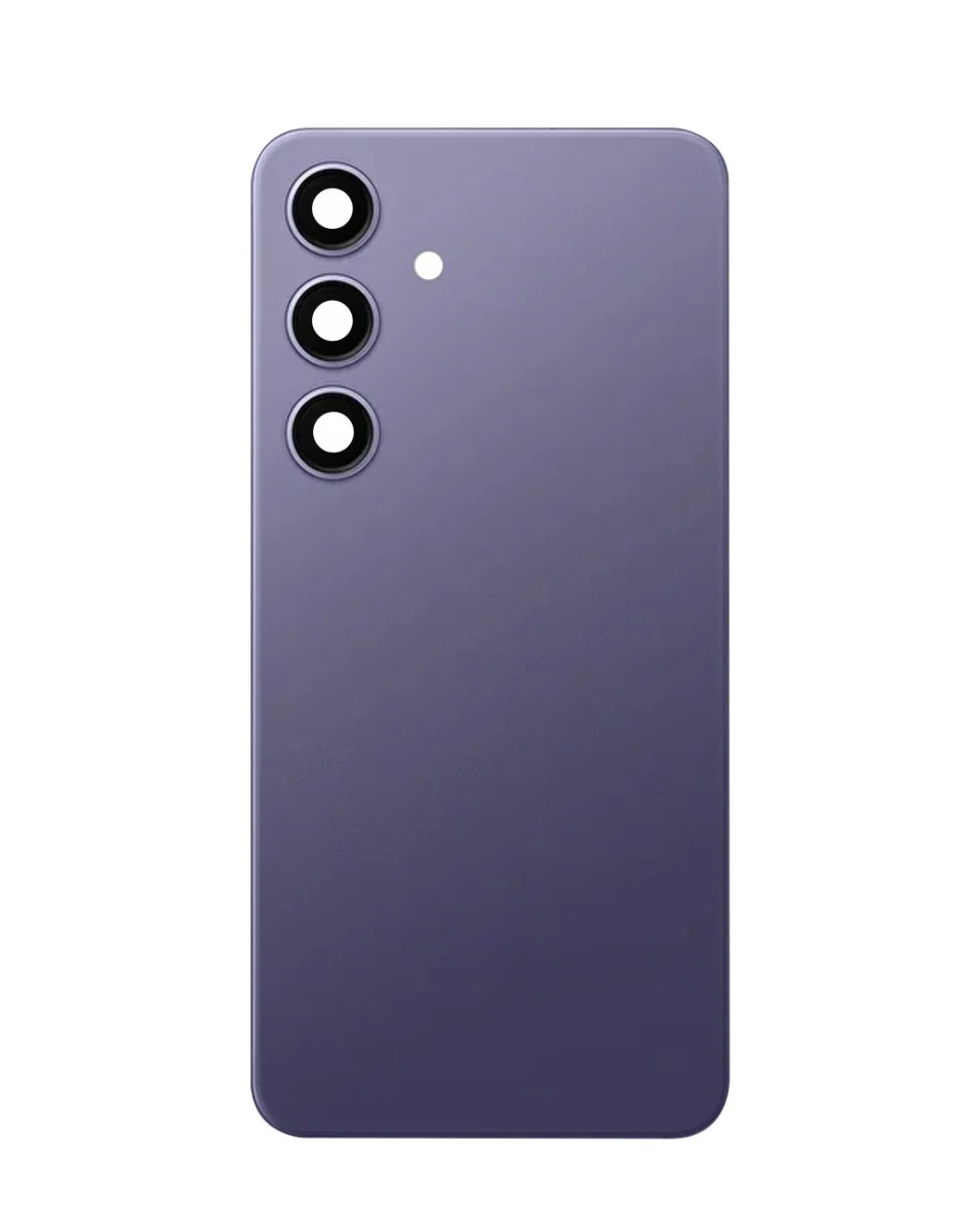 Back Cover Glass With Camera Lens For Samsung Galaxy S24 5G (No Logo) (Cobalt Violet)