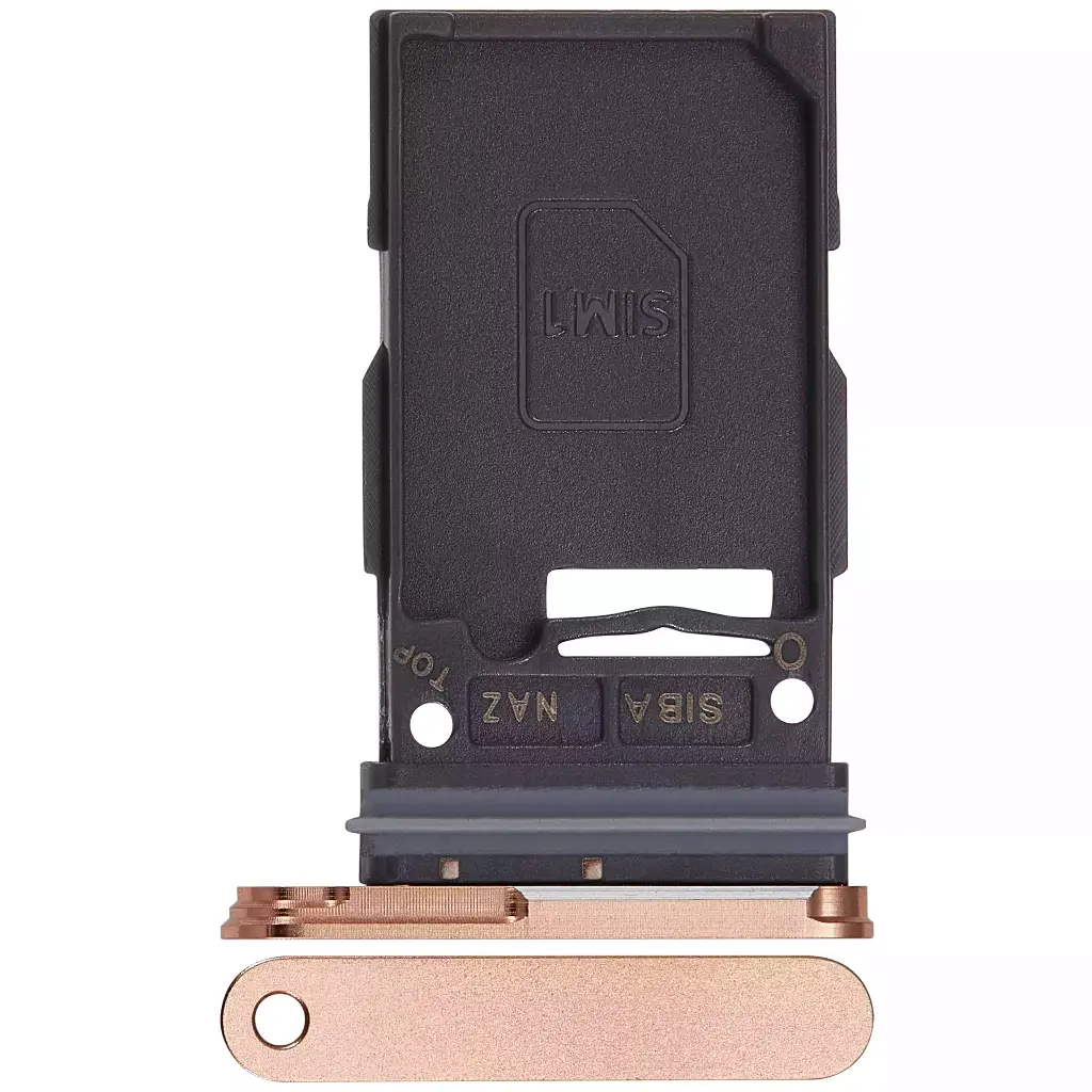 Single Sim Card Tray For Samsung Galaxy S24 5G / S24 Plus 5G (Sandstone Orange) (Premium)