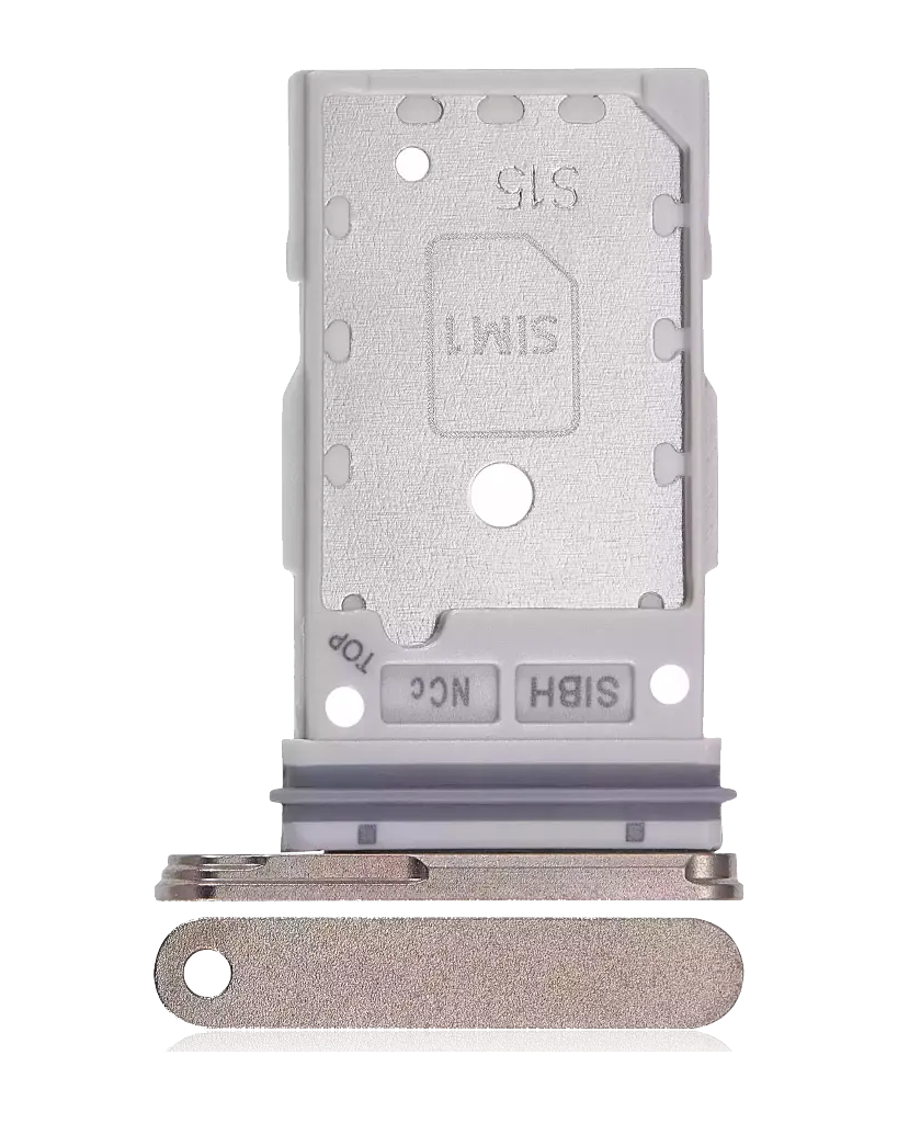 Dual Sim Card Tray For Samsung Galaxy S24 Ultra 5G (Titanium Yellow) (Premium)
