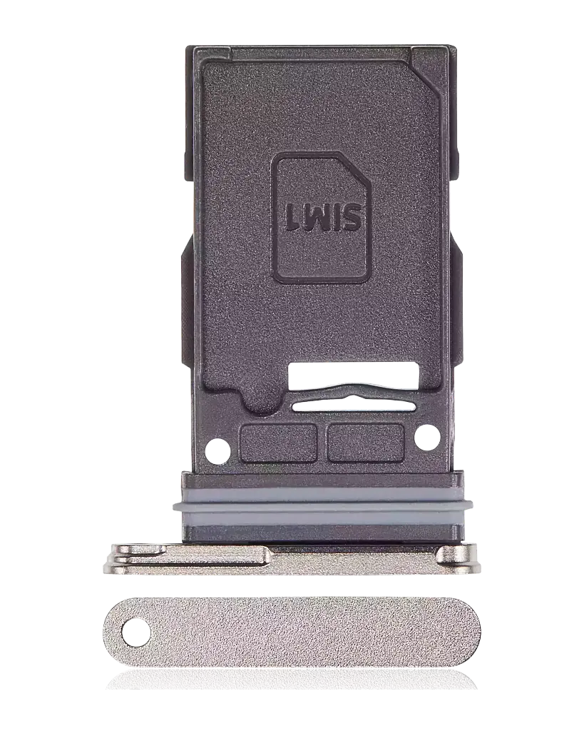 Single Sim Card Tray For Samsung Galaxy S24 Ultra 5G (Premium) (Titanium Gray)
