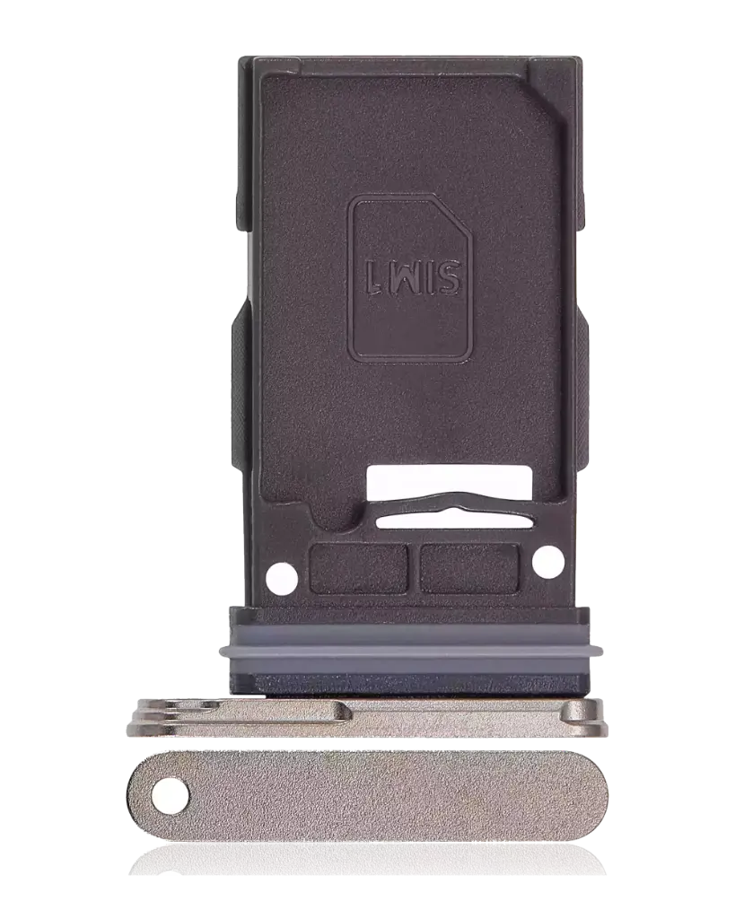 Single Sim Card Tray For Samsung Galaxy S24 Ultra 5G (Titanium Yellow) (Premium)