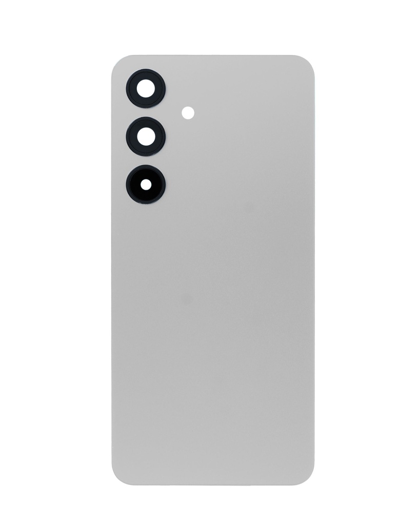 Back Cover Glass With Camera Lens and Adhesive For Samsung Galaxy S25 (No Logo) (Silver Shadow)