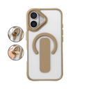  Sophisticated Matte Stand Holder Case with Magsafe for iPhone 14 Pro - Desert