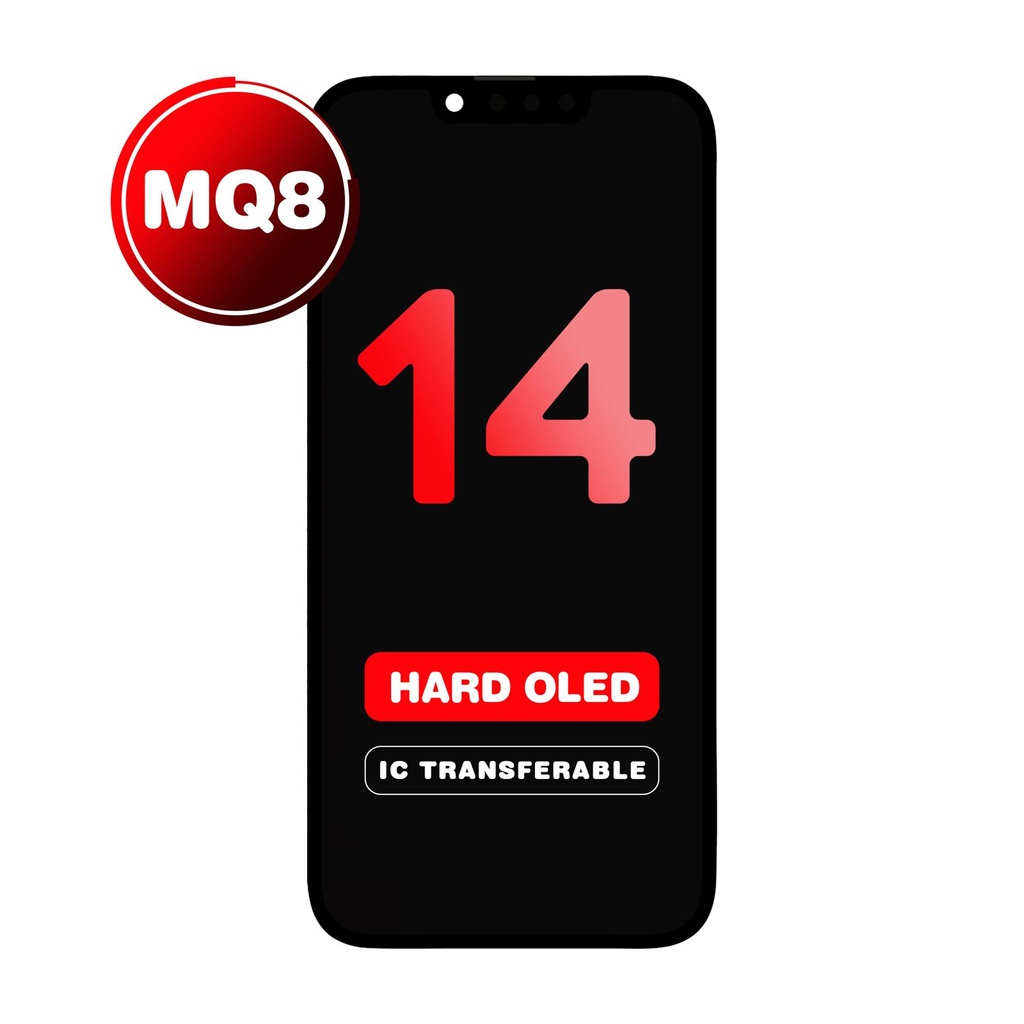 OLED Assembly for iPhone 14 (MQ8 / Hard OLED) (IC Transferable)