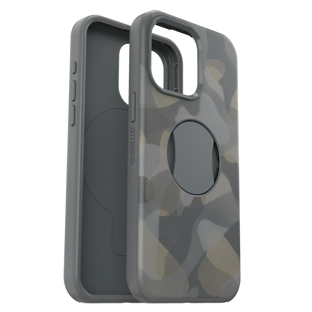 Otterbox - Ottergrip Symmetry Graphics Case For Apple Iphone 15 Pro Max  - Iron Camo