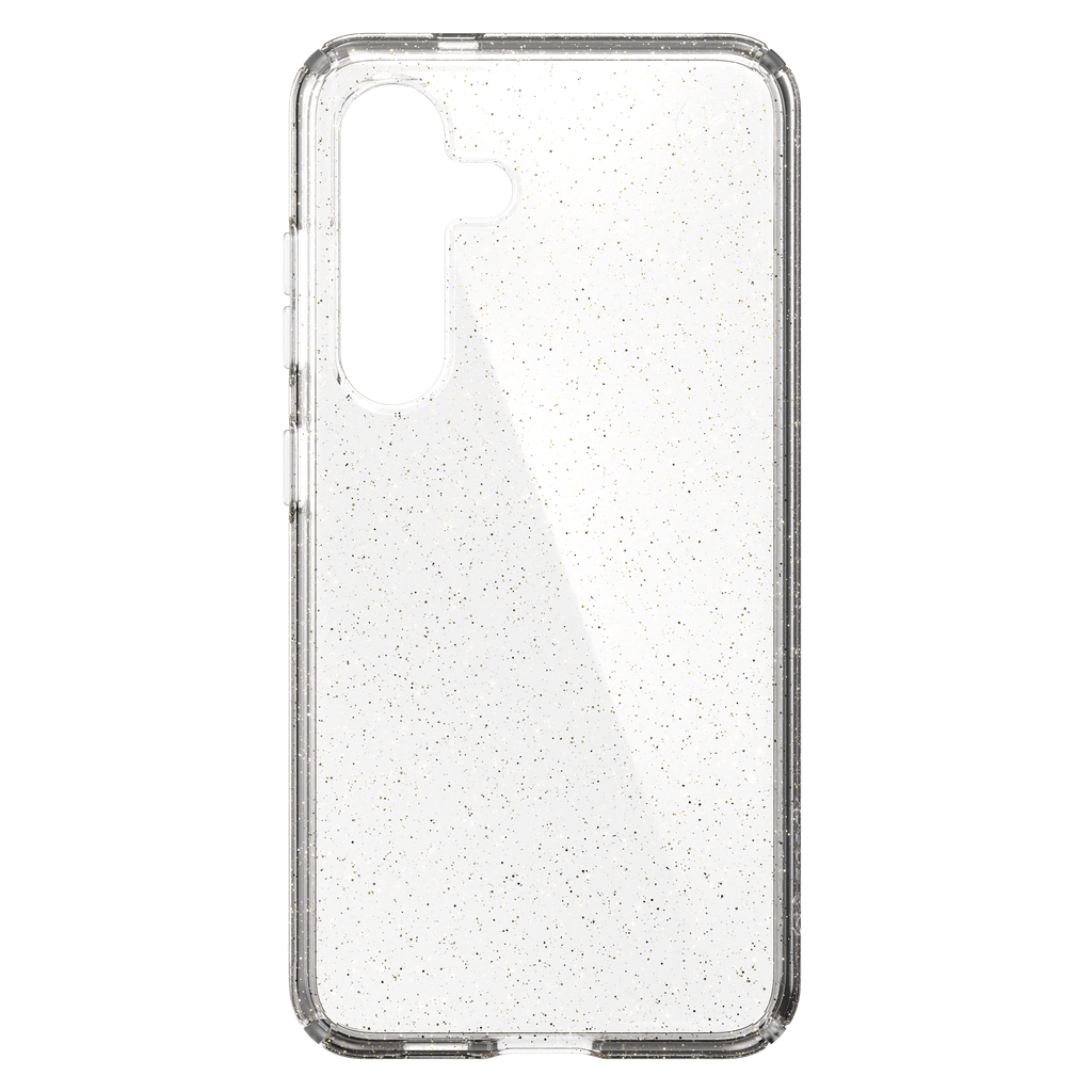 Speck - Presidio Perfect Clear Case For Samsung Galaxy S24 - Gold Glitter