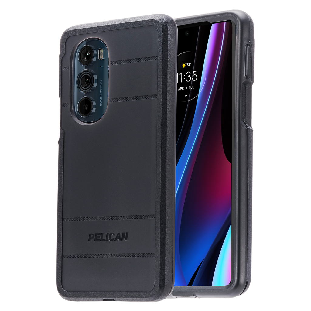 Pelican - Voyager Case For Motorola Moto Edge Plus 2022 - Black