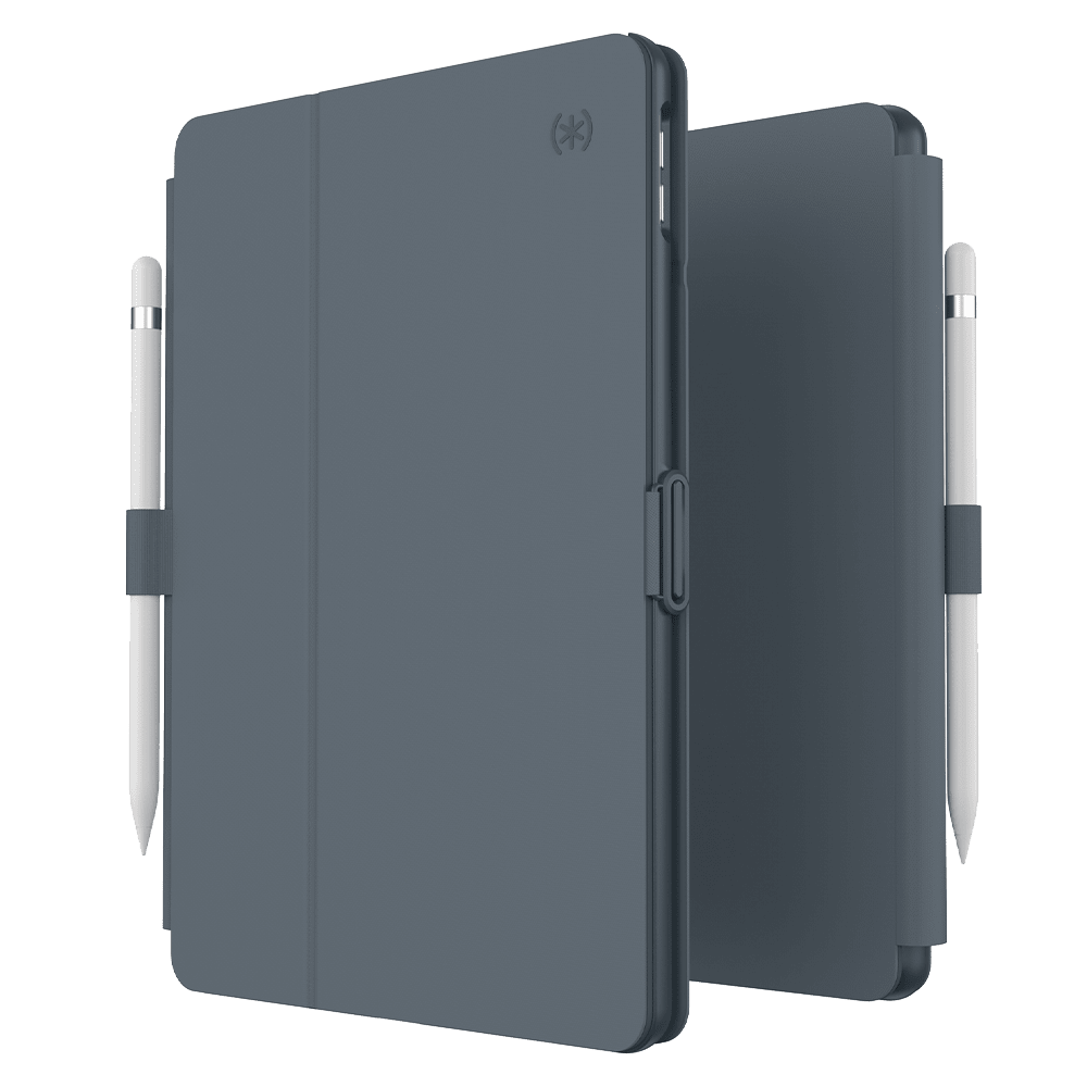 Speck - Balance Folio Case For Apple Ipad 10.2 - Stormy Grey And Charcoal Grey