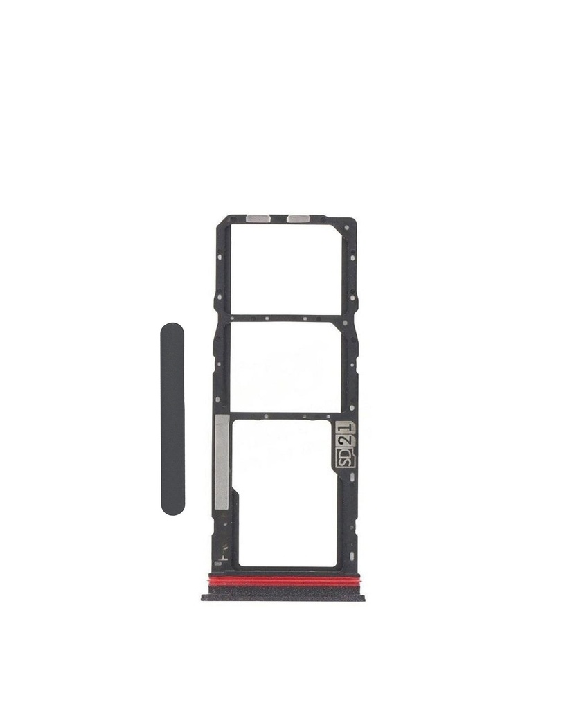 Sim Card Tray For Motorola Moto G04 (XT2421 / 2024) (CONCORD BLACK) (Premium)