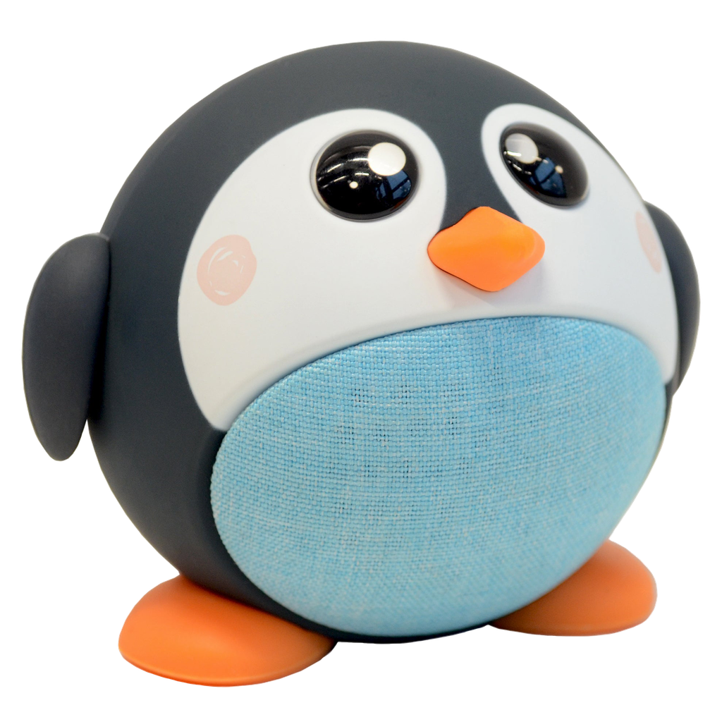 Planet Buddies - Penguin Bluetooth Speaker - Black And White