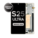 OLED Assembly for Samsung Galaxy S25 Ultra (S938) with Frame - Pink Gold (Service Pack)