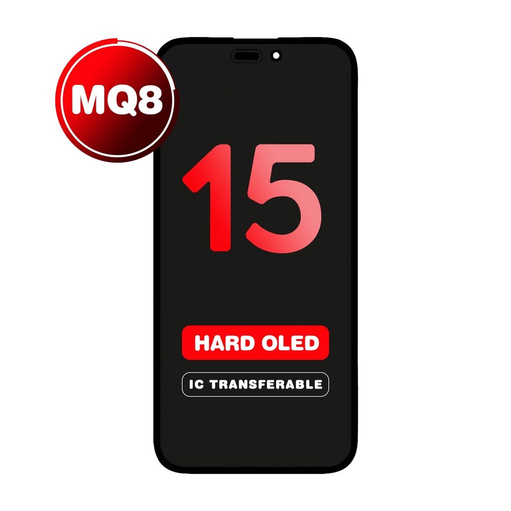 OLED Assembly for iPhone 15 (MQ8 / Hard OLED) (IC Transferable)