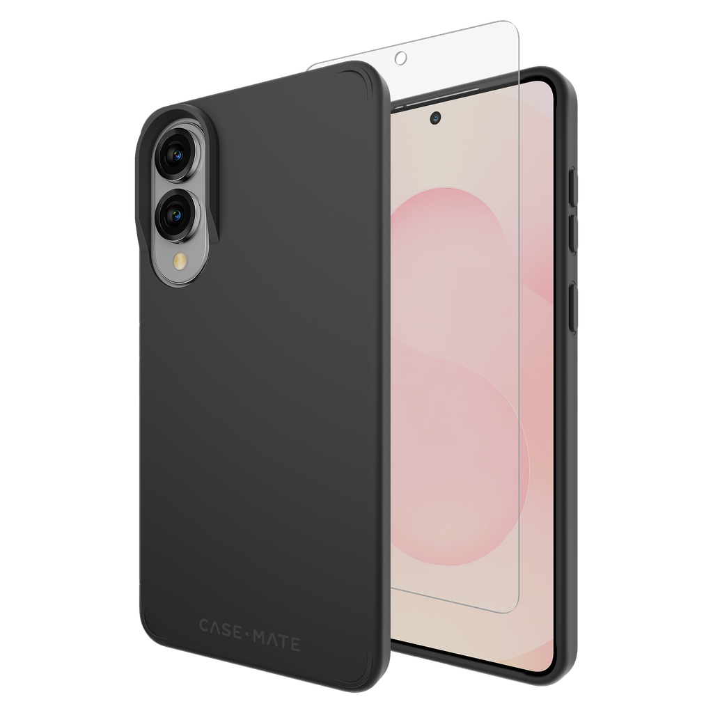Case-mate - Protection Pack Tough Case And Flexishield Screen Protector For Samsung Galaxy S25 Edge - Black
