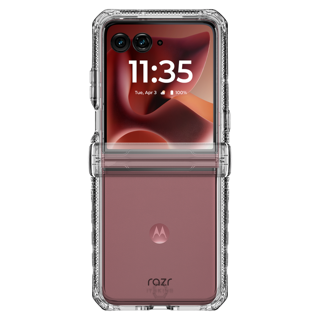 Itskins - Hybridr Clear Case For Motorola Razr Ultra - Transparent