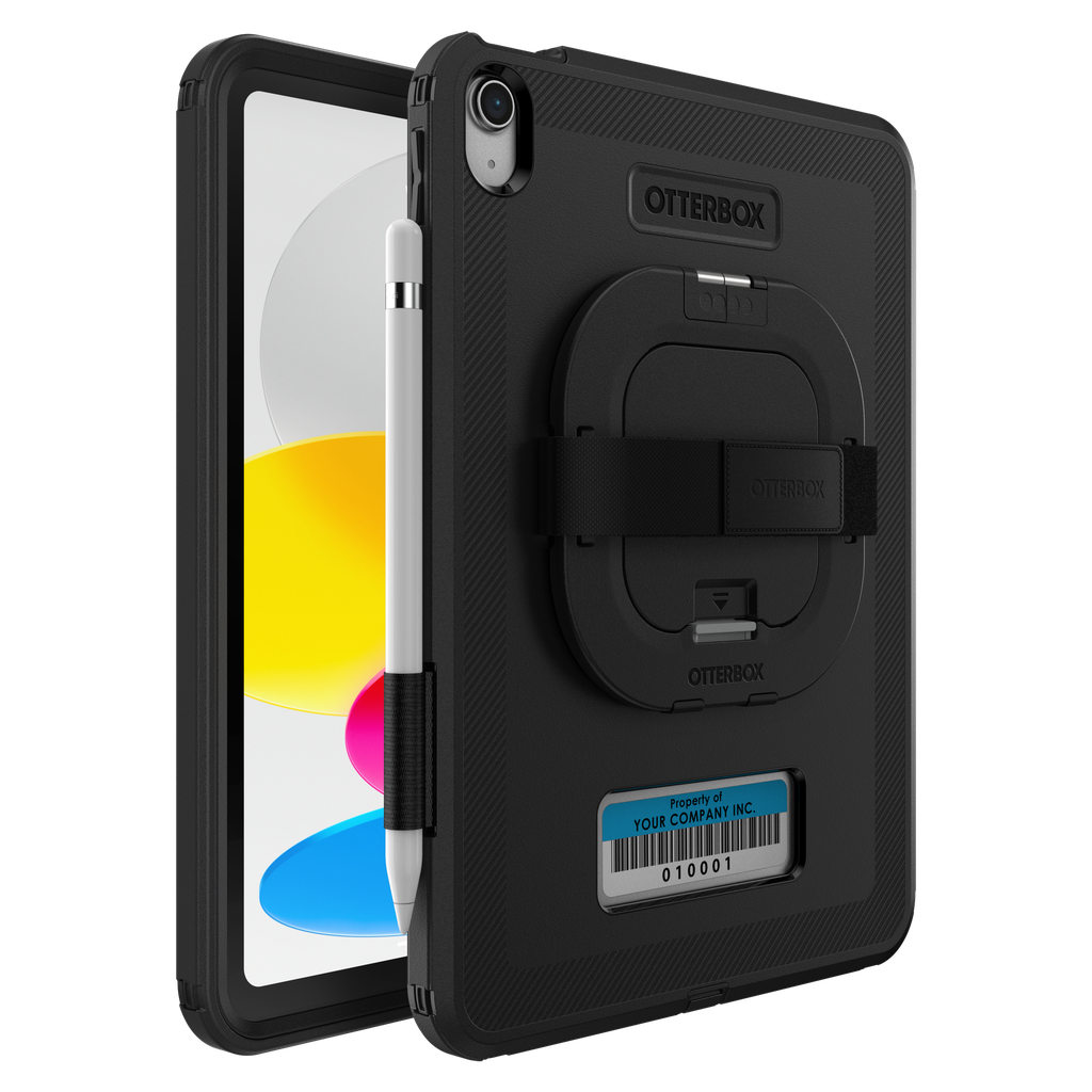 Otterbox - Defender Case With Kickstand And Handstrap For Apple Ipad 10th Gen  /  Ipad 11th Gen  /  Ipad 11 2026 - Black