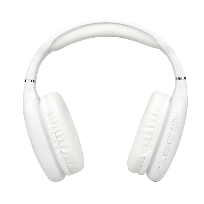 RCA Wave-53 Active Noise Cancelling Headphones, 12H Playtime, Hi-Res Audio - White