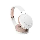 RCA Wave-54 Wireless Over-Ear Bluetooth Headphones, 12H Playtime, Hi-Res Audio - White