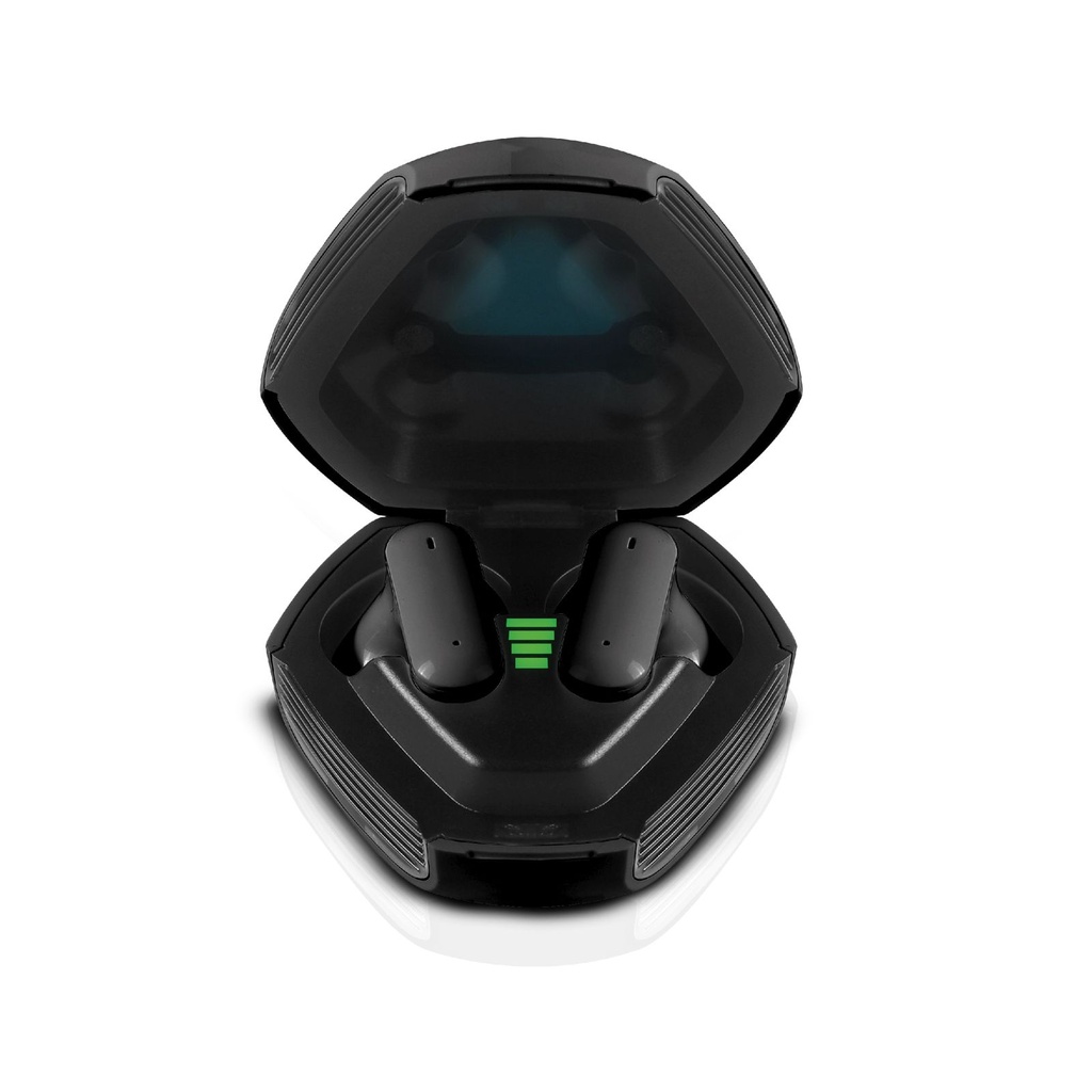 RCA Wave-78 True Wireless Earbuds, 20H Playtime, Hi-Res Audio, Big Bass - Black