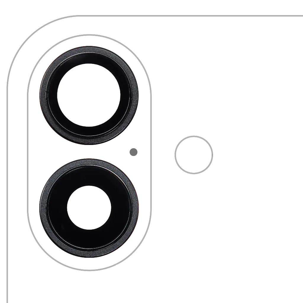 Back Camera Lens With Bracket / Bezel For iPhone 16 / 16 Plus (2 Piece Set) (Premium) (Pink)