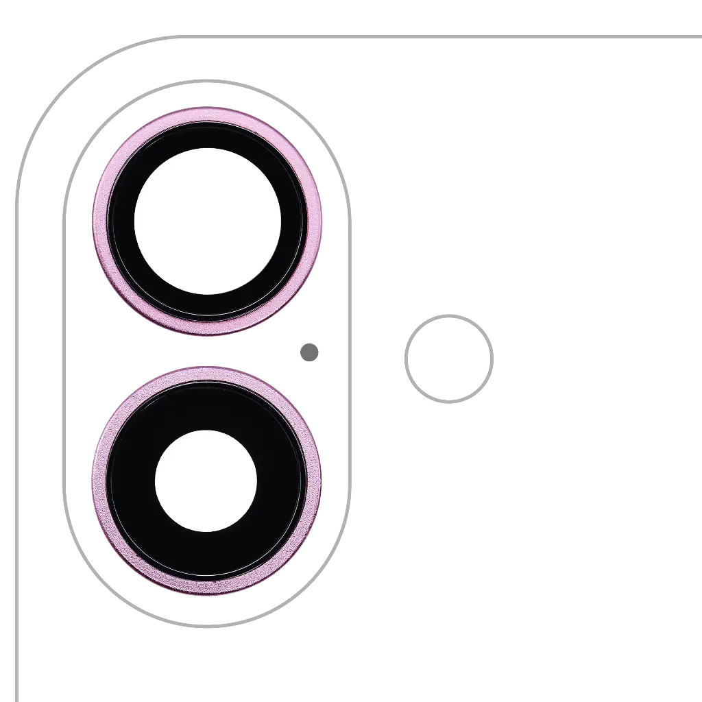 Back Camera Lens With Bracket / Bezel For iPhone 16 / 16 Plus (2 Piece Set) (Premium) (Teal)