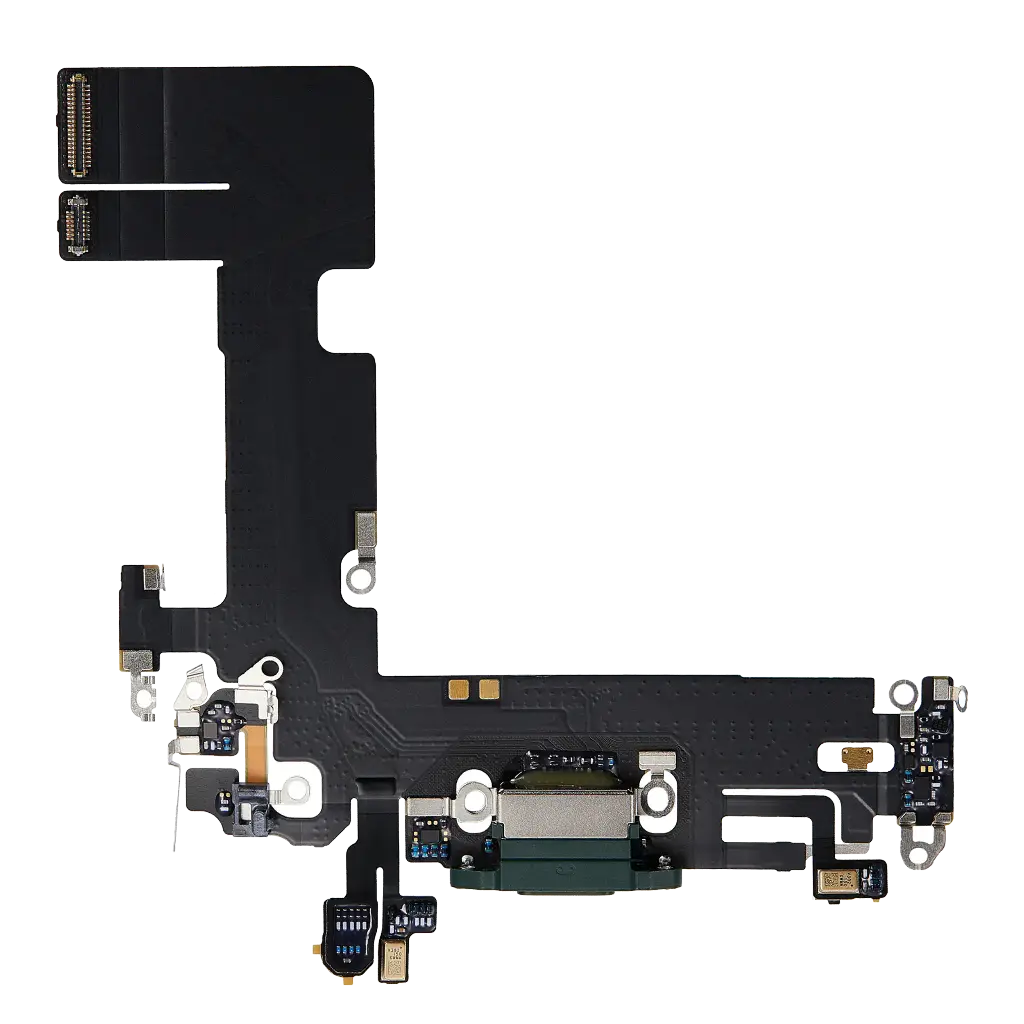 Charging Port Flex Cable For iPhone 13 - (Aftermarket) (Green)