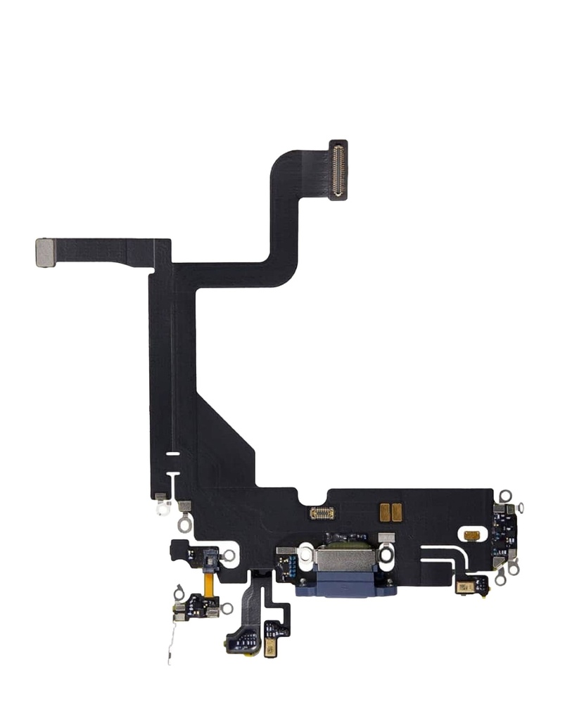Charging Port Flex Cable For iPhone 13 Pro - (Aftermarket) (Sierra Blue)