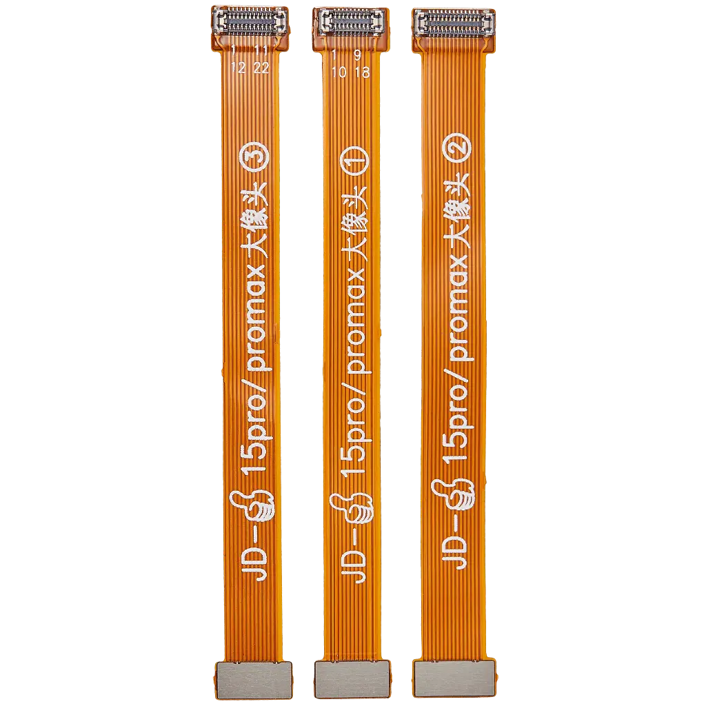 Test Cable (Back Camera) For iPhone 15 Pro / 15 Pro Max (3 Piece Set) (Premium)