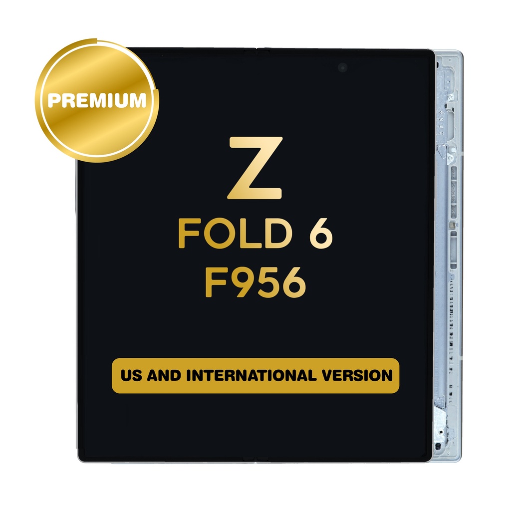 OLED Assembly (Inner) for Samsung Galaxy Z Fold 6 5G (F956) With Frame - Silver (Service Pack)