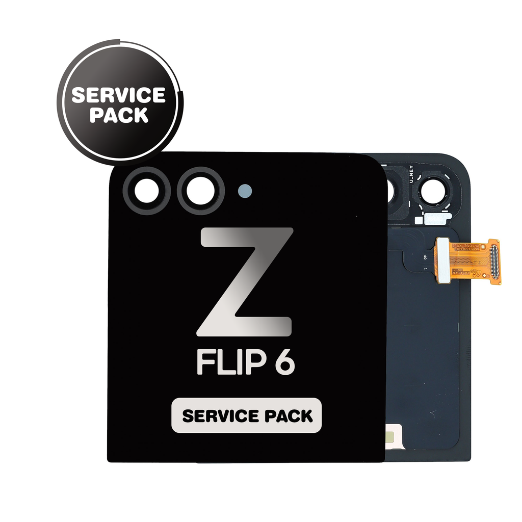 OLED Assembly (Outer) for Samsung Galaxy Z Flip 6 5G (F741) - Black (Service Pack)