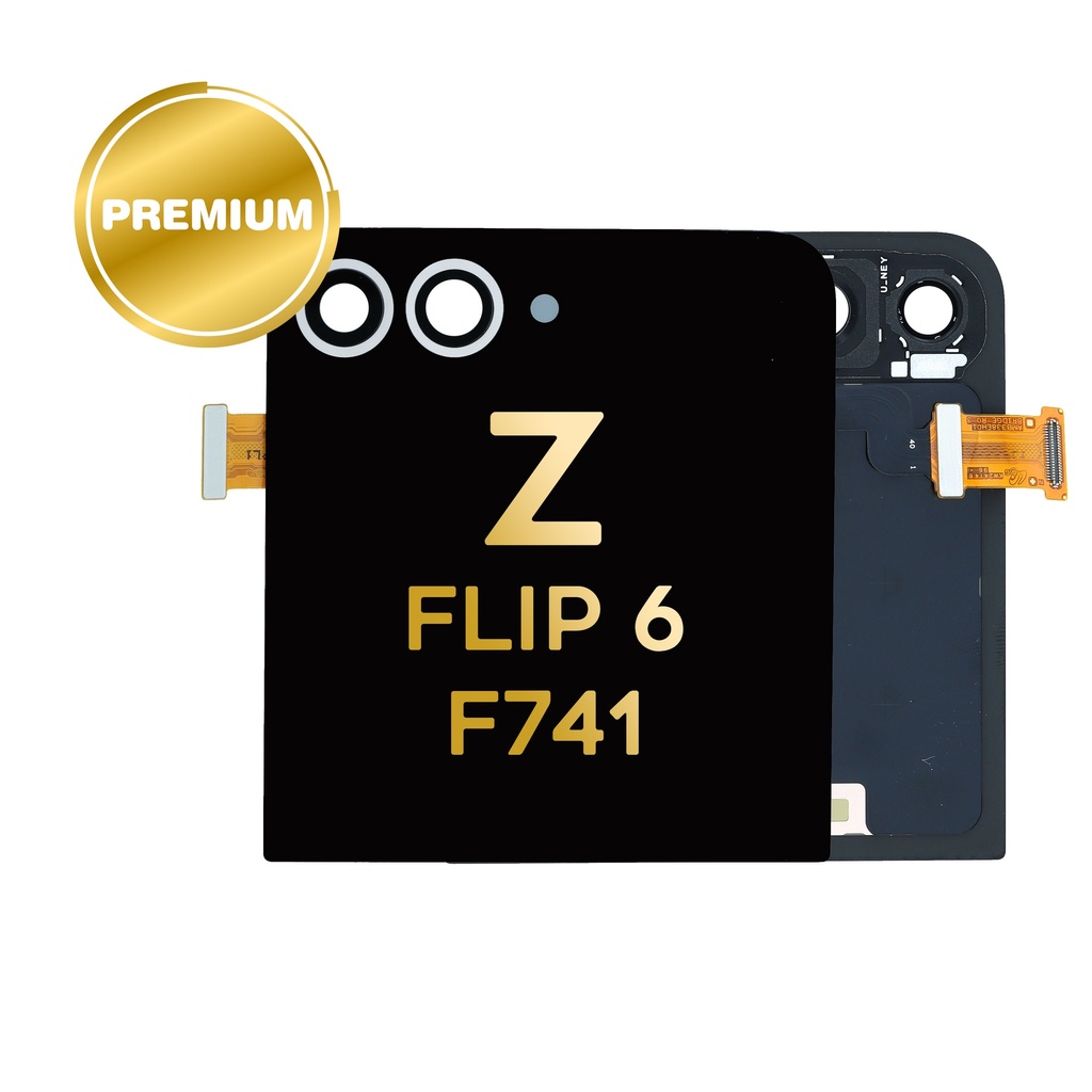 OLED Assembly (Outer) for Samsung Galaxy Z Flip 6 5G (F741) - White (Service Pack)