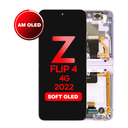 OLED Assembly (Inner) for Samsung Galaxy Z Flip 4 5G (F721) With Frame - Violet / Purple (Aftermarket - OLED)