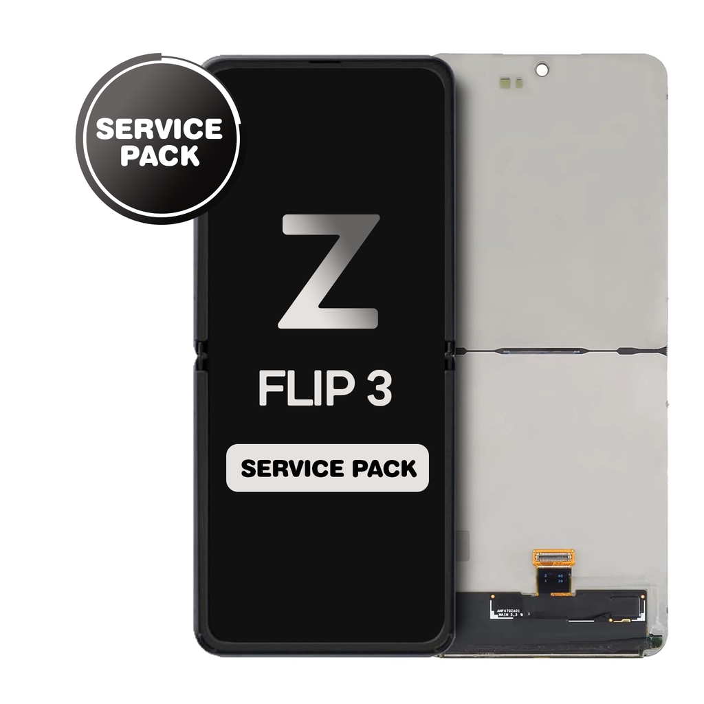 OLED Assembly (Inner) for Samsung Galaxy Z Flip 3 5G (F711) Without Frame - (Service Pack)
