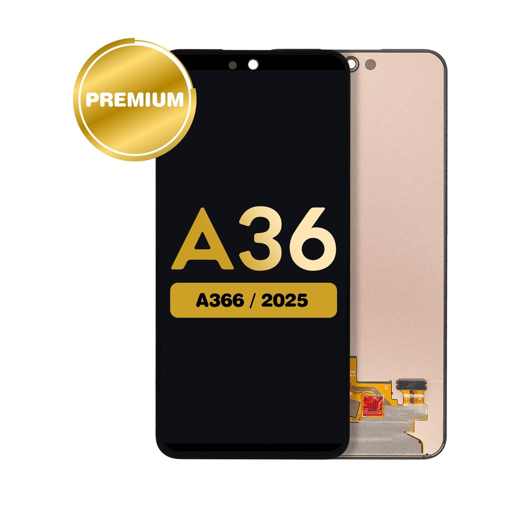 OLED Assembly without Frame For Samsung Galaxy A36 (A366/2025) - Black (Premium)