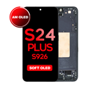 OLED Assembly for Samsung Galaxy S24 Plus (S926) with Frame - Onyx Black (Aftermarket - OLED)