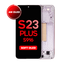 OLED Assembly for Samsung Galaxy S23 Plus (S916) with Frame - Lavender (Aftermarket - OLED)