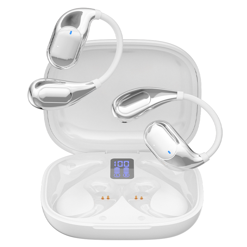 RCA Wave-44 TWS Aero Pods – Bluetooth V5.4, 5-6 Hour Playtime, Fast Charging - White