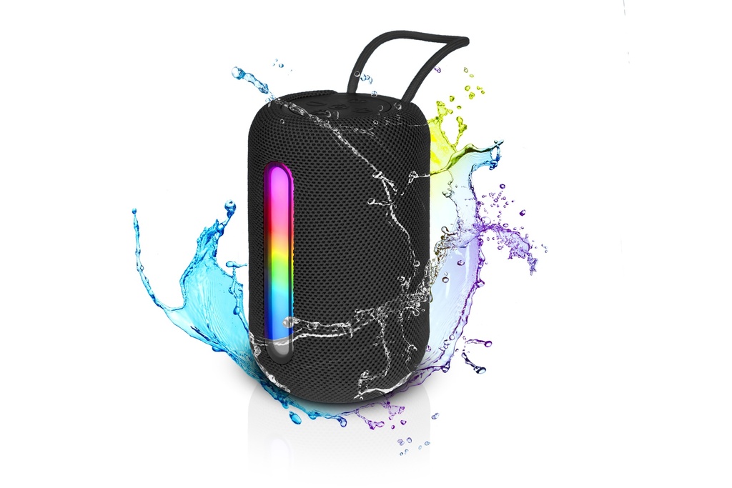 RCA Stage-103 Rechargeable Party Speaker with Led Light - Black