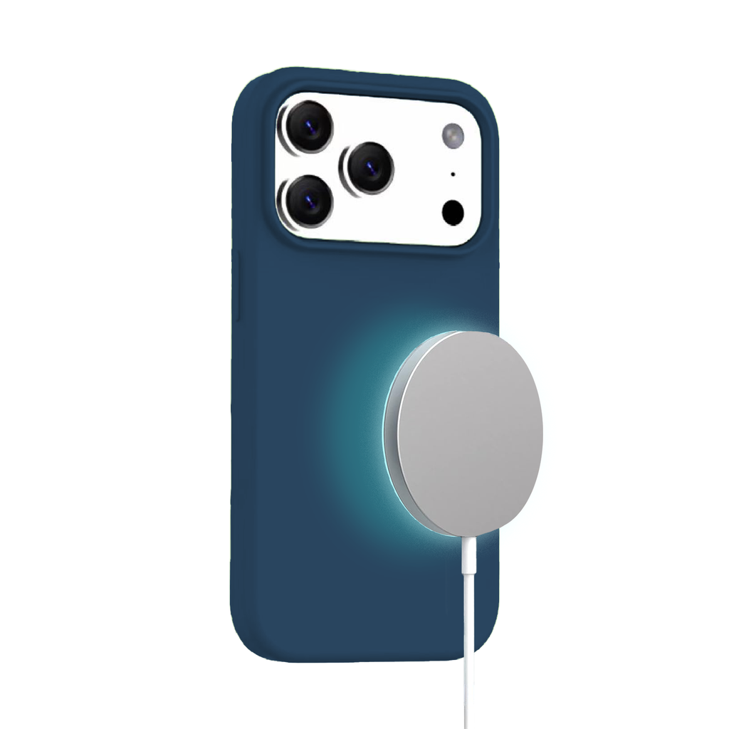 MagSilicone Case for iPhone Air - Dark Blue