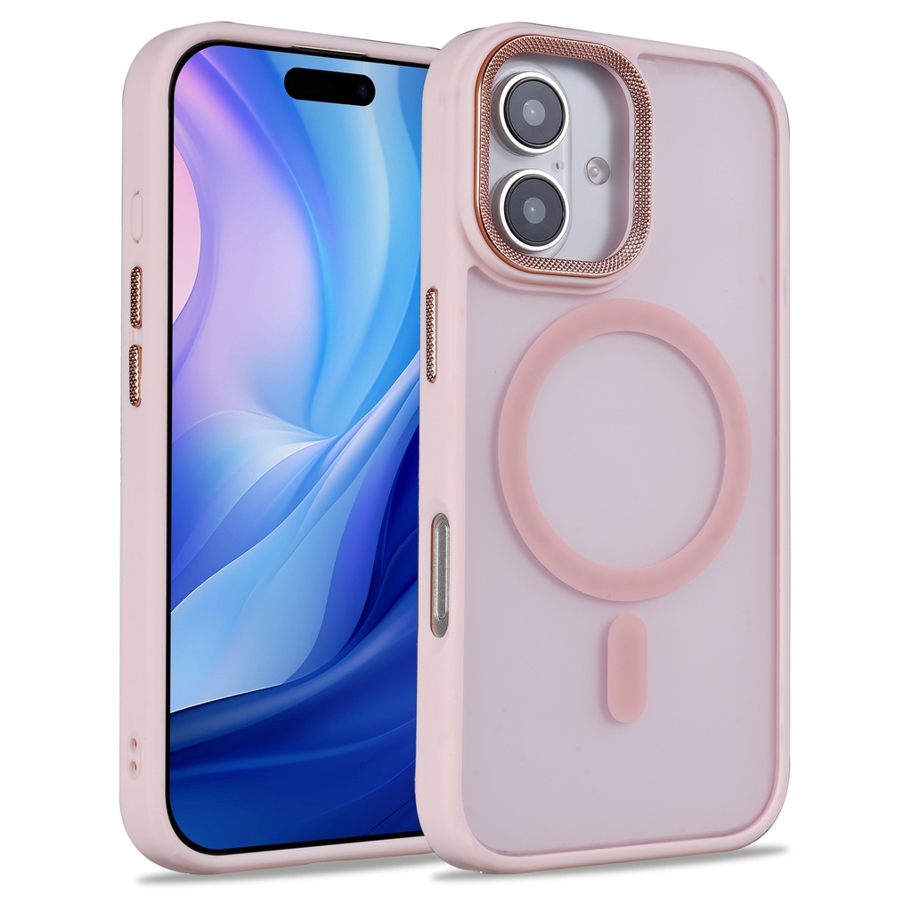 Matte Focus Case with Magsafe for iPhone 17 - Pink