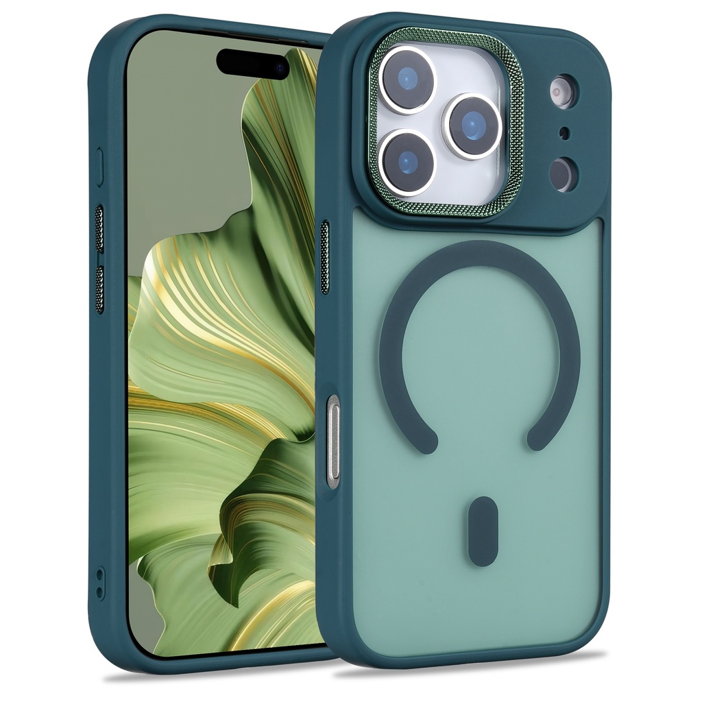 Matte Focus Case with Magsafe for iPhone 17 Pro - Dark Green