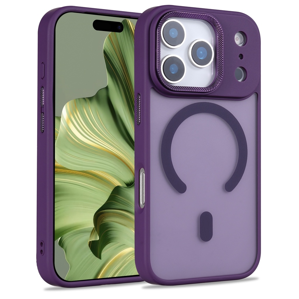 Matte Focus Case with Magsafe for iPhone 17 Pro - Purple