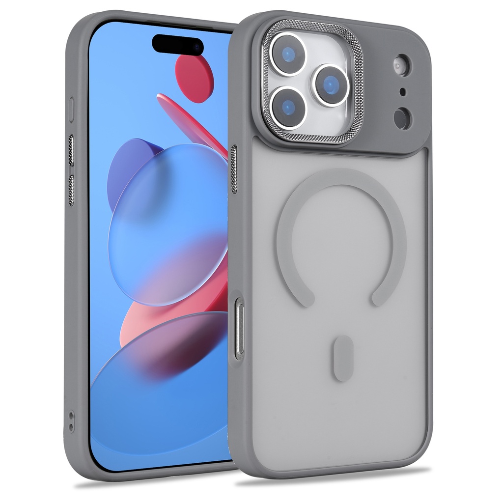 Matte Focus Case with Magsafe for iPhone 17 Pro Max - Gray