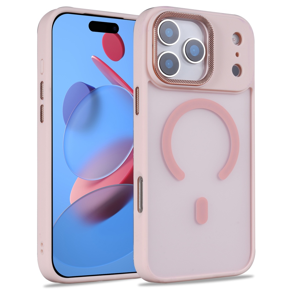 Matte Focus Case with Magsafe for iPhone 17 Pro Max - Pink