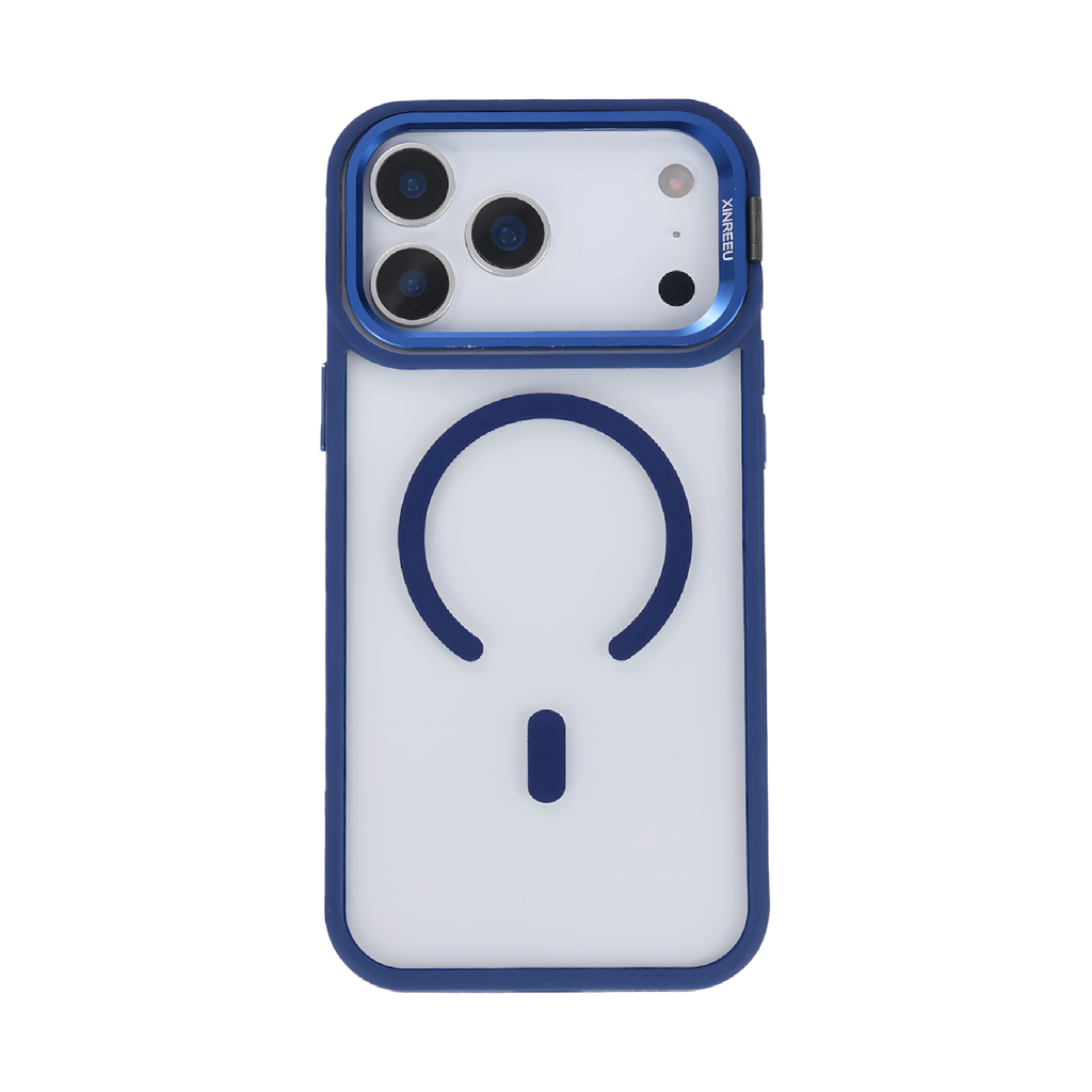 Magsafe Clear Camera Stand Case for  iPhone Air - Dark Blue