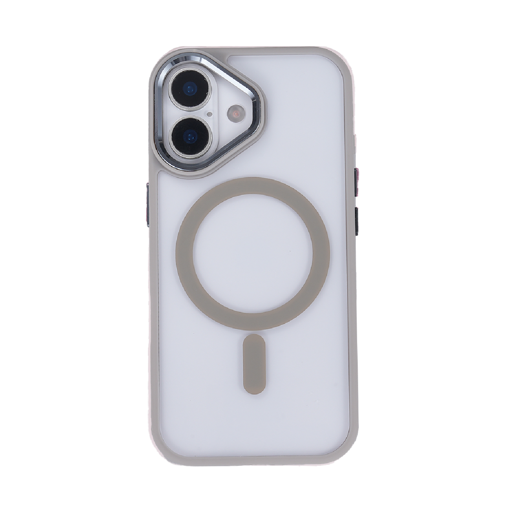 Clear Focus Case with Magsafe for iPhone 17 - Gray