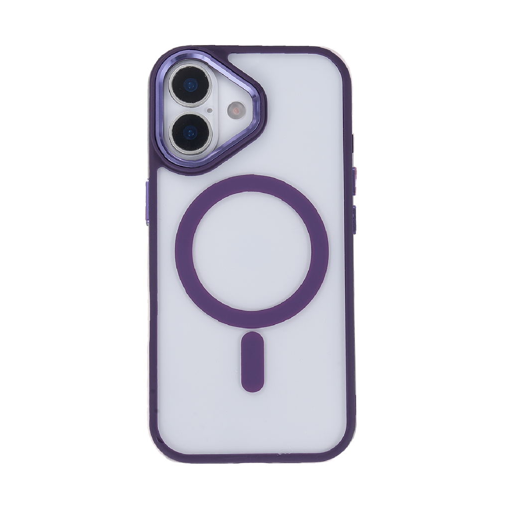 Clear Focus Case with Magsafe for iPhone 17 - Purple