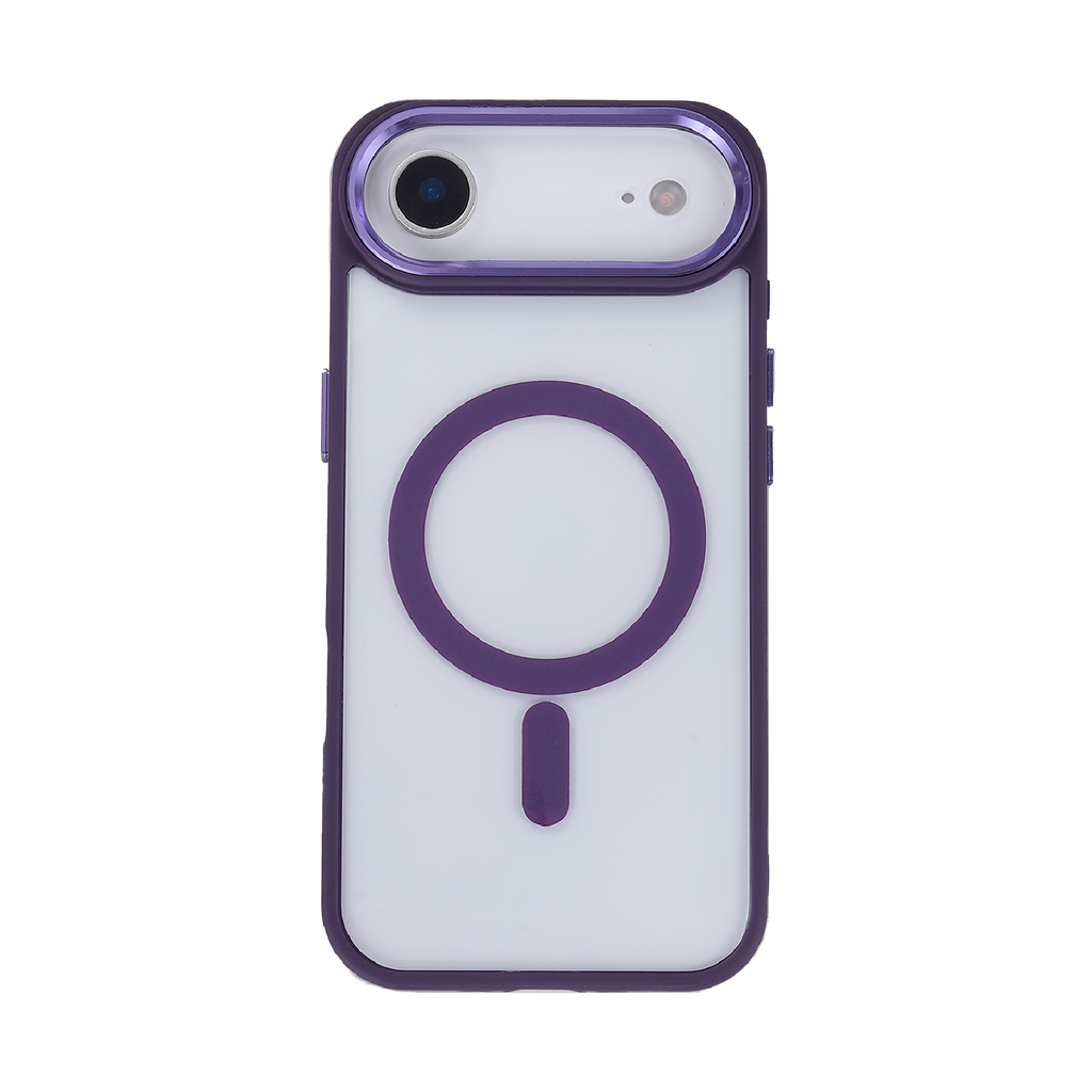 Clear Focus Case with Magsafe for iPhone Air - Purple