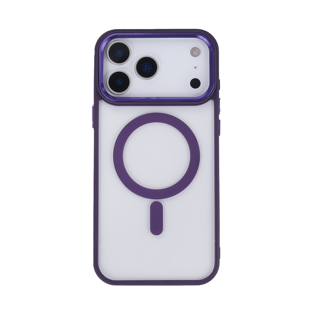 Clear Focus Case with Magsafe for iPhone 17 Pro - Purple