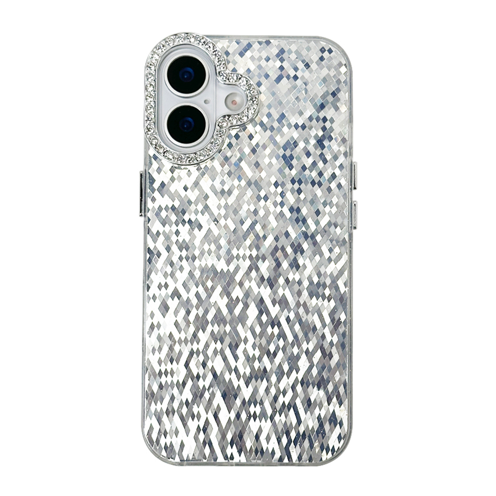 Glamor Shiny Case for iPhone 17 - White