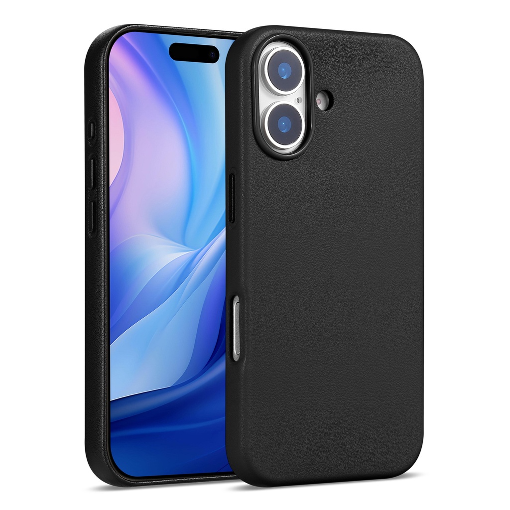 Leatherette Case with inner Magsafe for iPhone 17 - Black